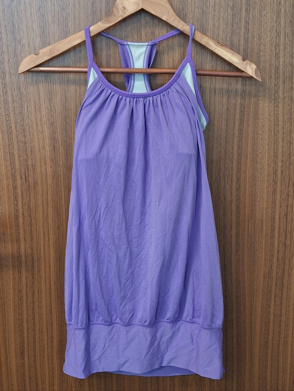 Lululemon No Limits Tank Power Purple / Aquamarine SZ 4